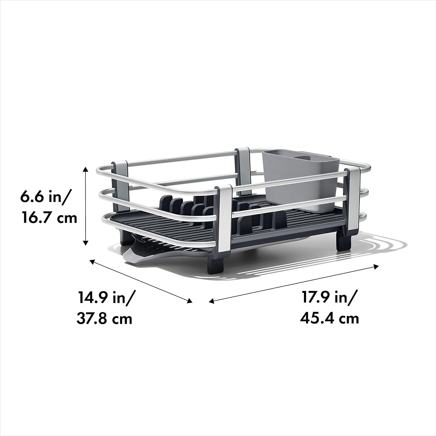 Rust-Resistant Aluminum Kitchen Cutlery Drainer