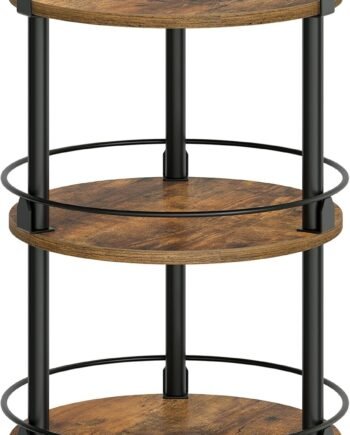 3-Tier Rotating Industrial Spice Rack