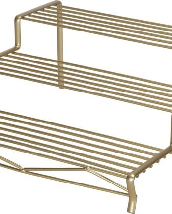3-Layer Freestanding Spice Rack Satin Gold