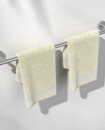 Brushed Nickel Bathroom Towel Bar