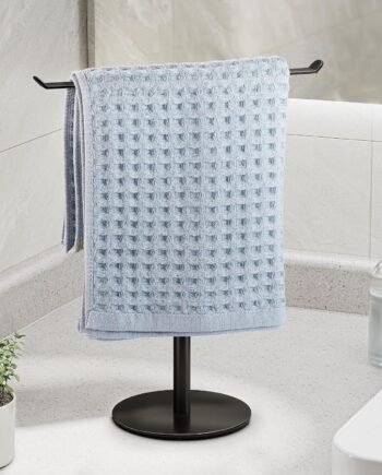 T-Shaped Towel and Hairband Rack